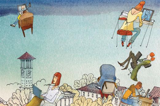 Emory's <b>digital pioneers</b> propel <b>online</b> courses