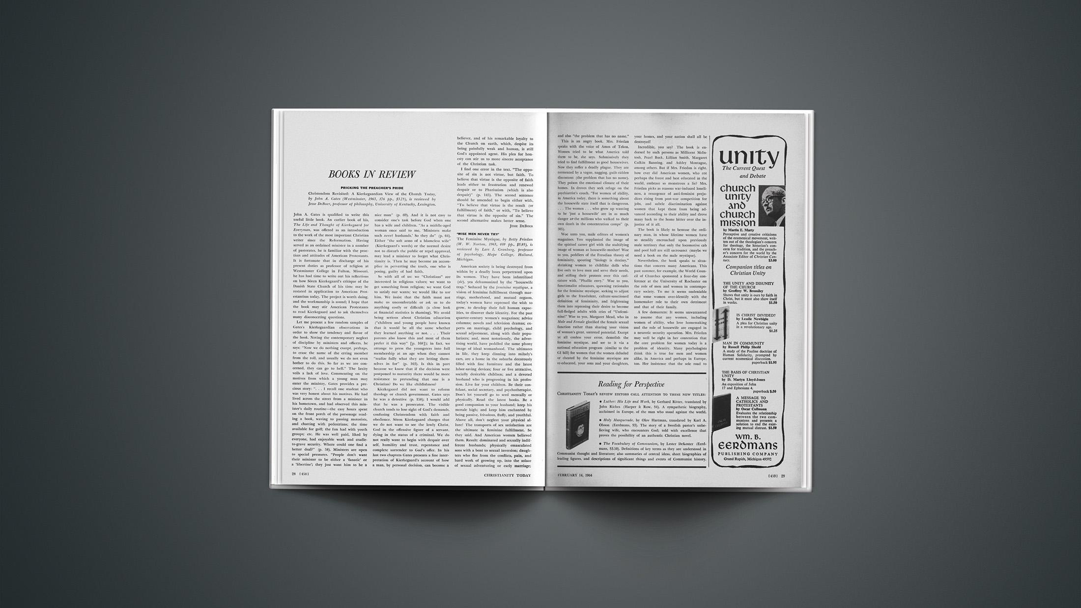 Book Briefs: February 14, 1964 - Christianity Today