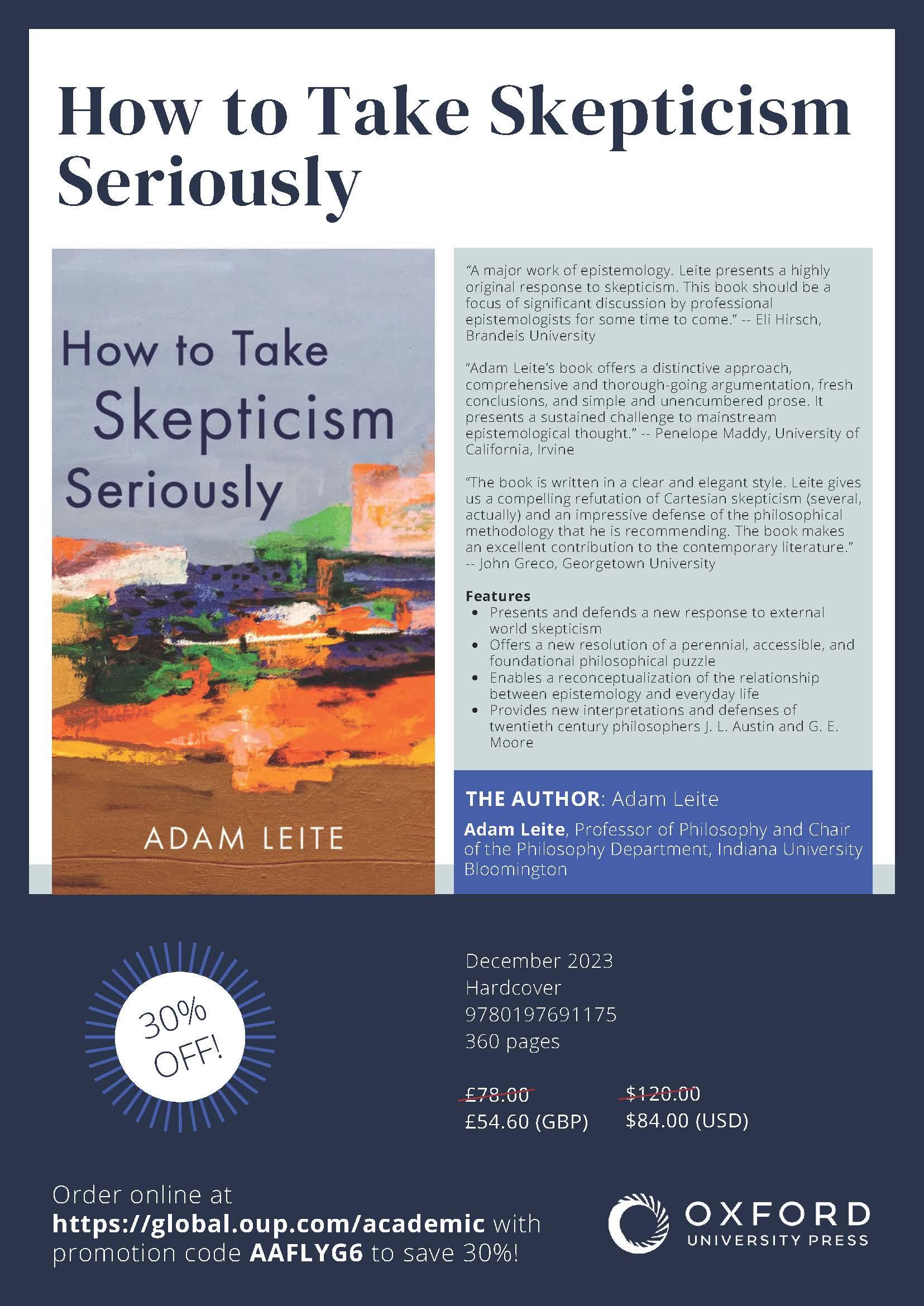 Adam Leite: Faculty: Directory: Department of Philosophy: Indiana ...