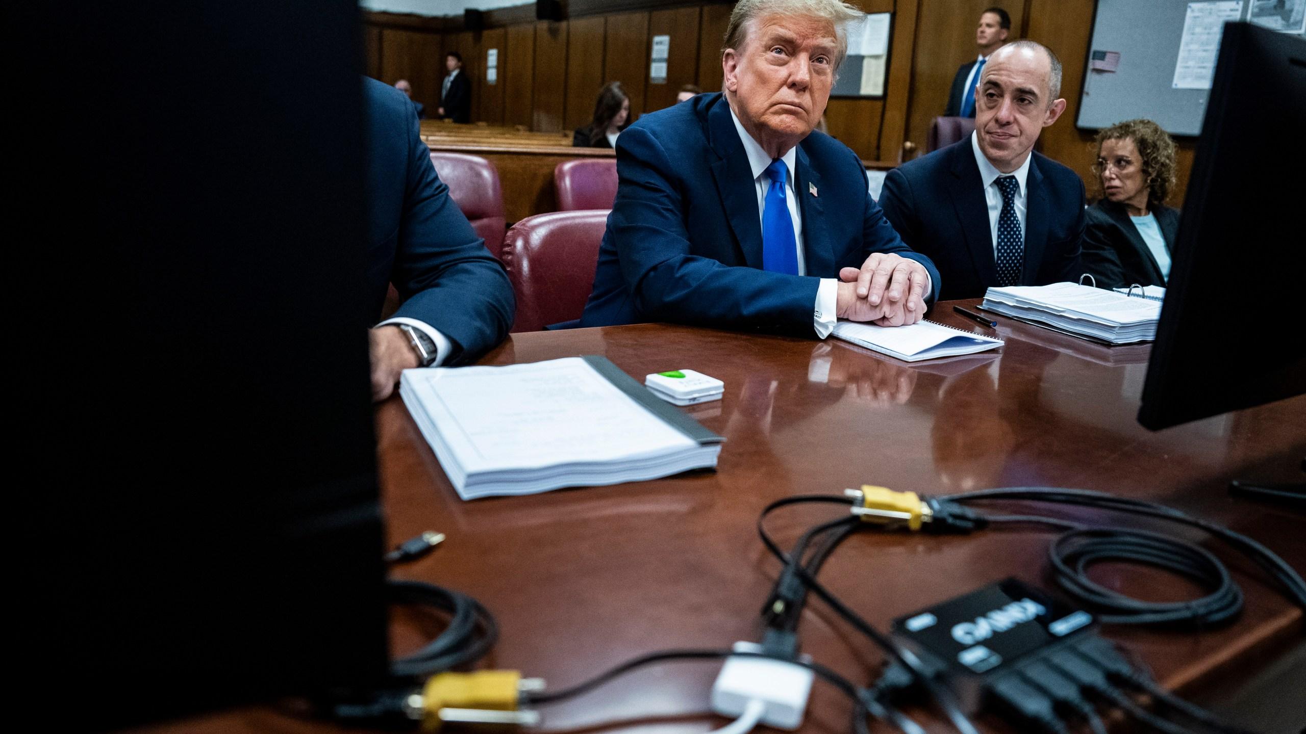 The Latest | 12 jurors and 1 alternate seated in Trump hush money ...