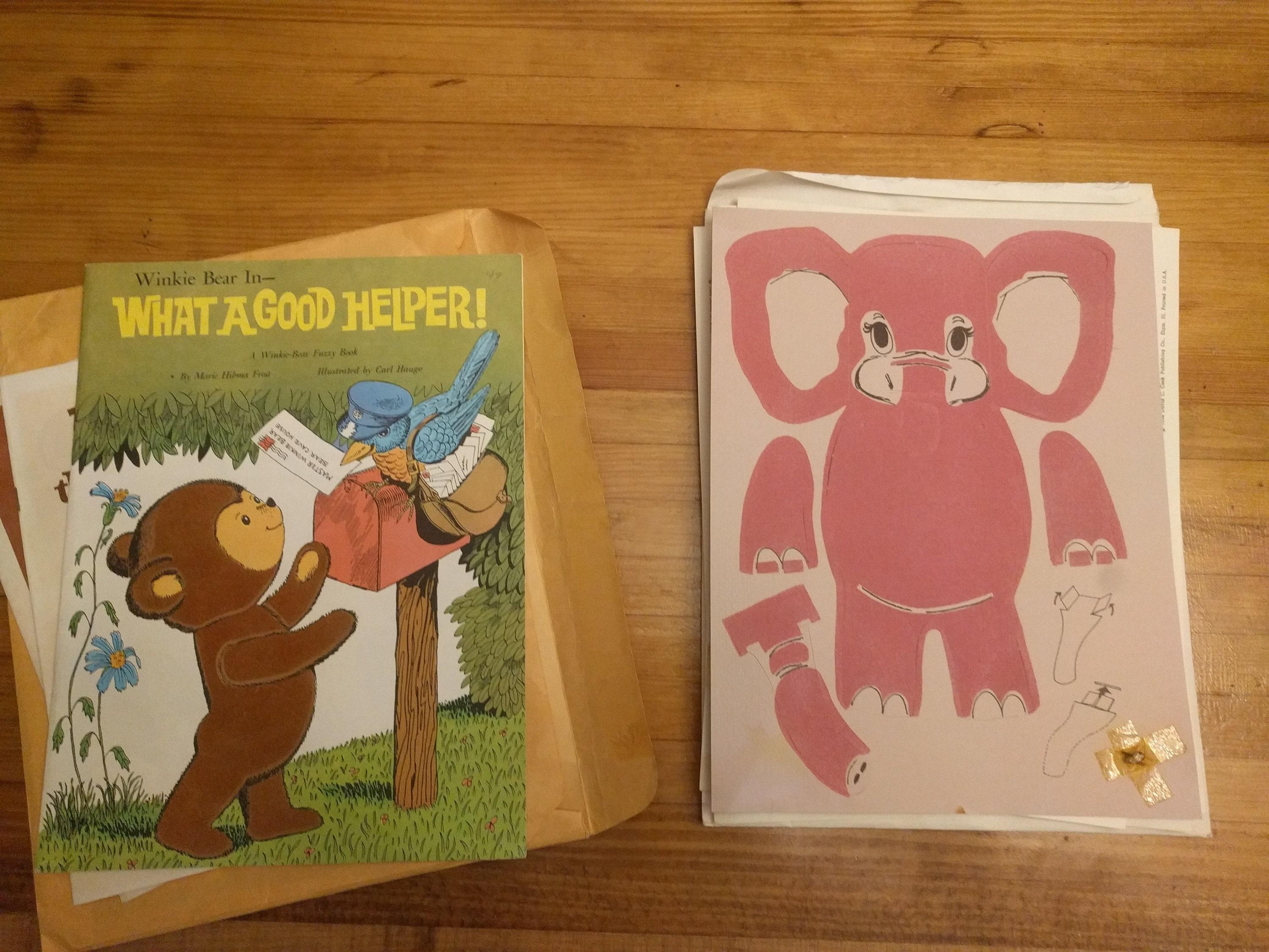 Winkie the Teaching Bear, and Lolly the Elephant 1960s Sunday ...