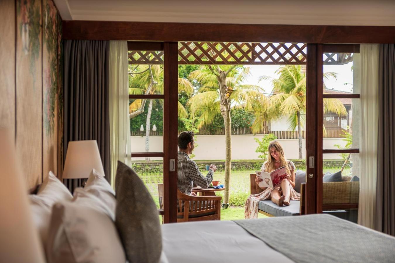 Adiwana Uitzicht op het Rijstveld met Dagelijkse Spa