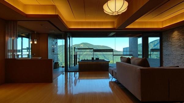 Suite d'Angle avec Espace Tatami et Baignoire en Plein Air - (GAKU/ TAKU/ SAKU/ MAKU)