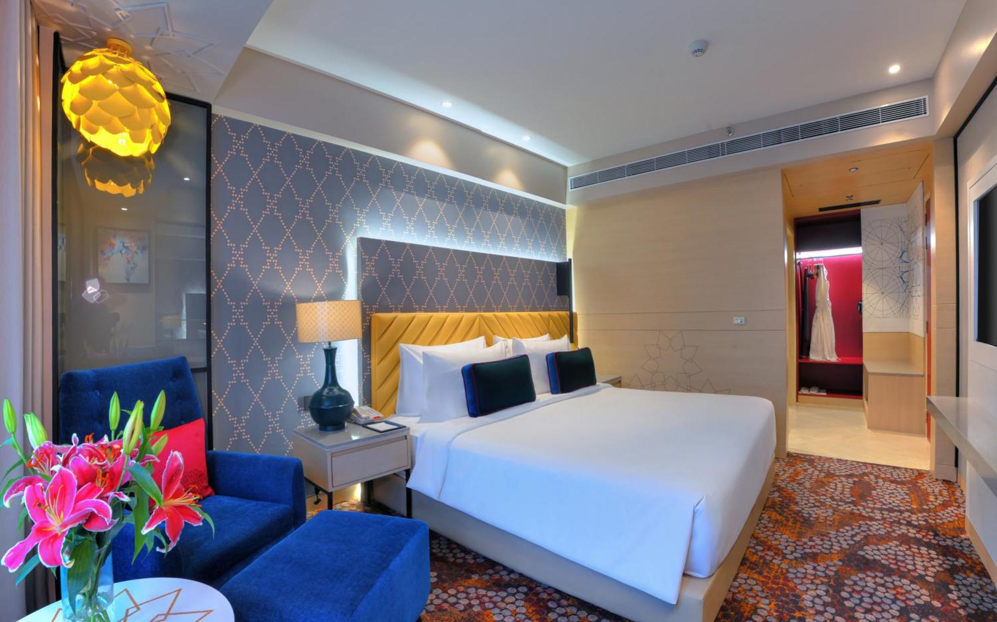 Executive Suite Room seating area terrace on food beverage spa laundry | 11 IMFL Happy Hours from 6 to 8 pm