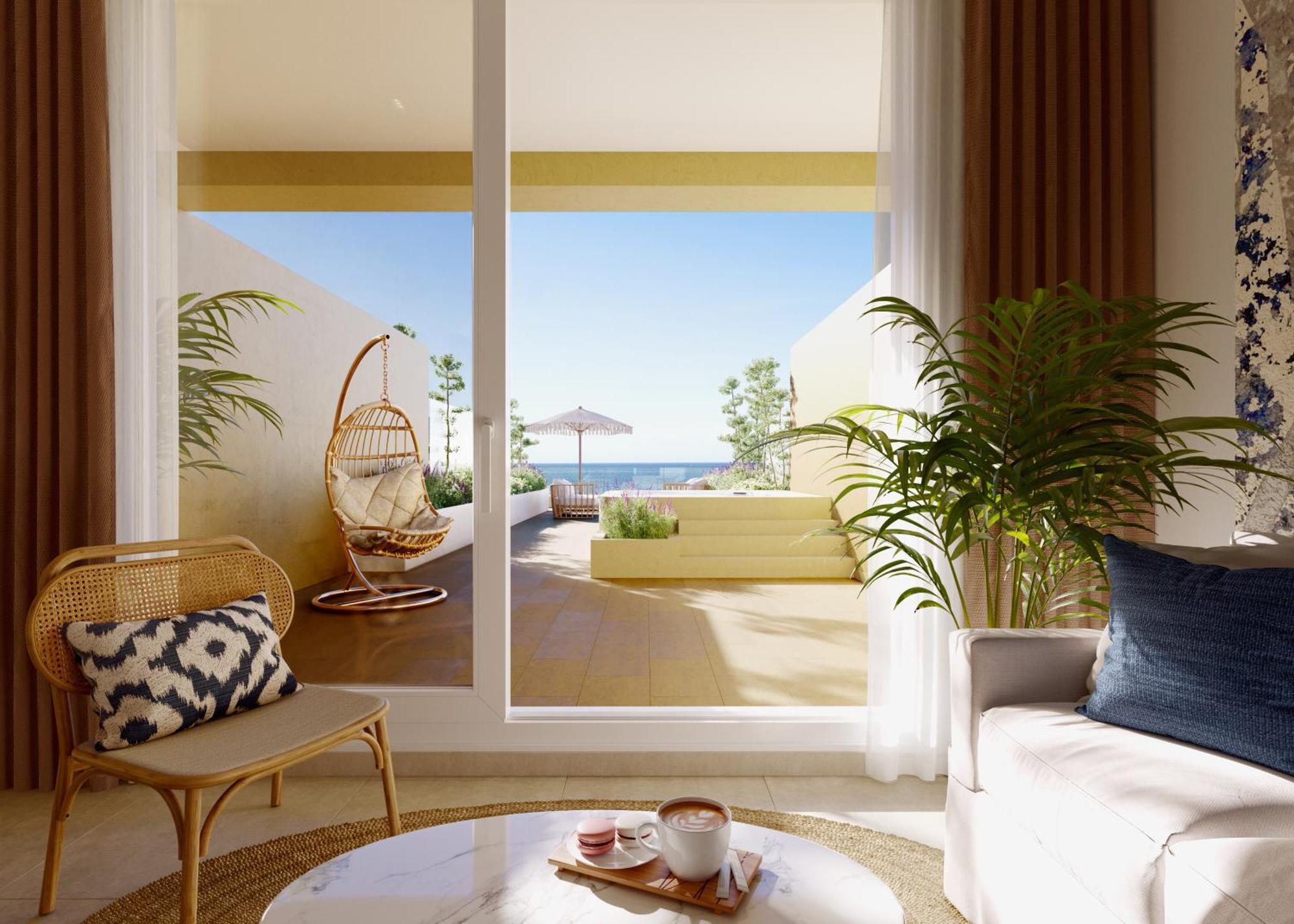 Villas Junior Suite Sea View Swim Up Pool