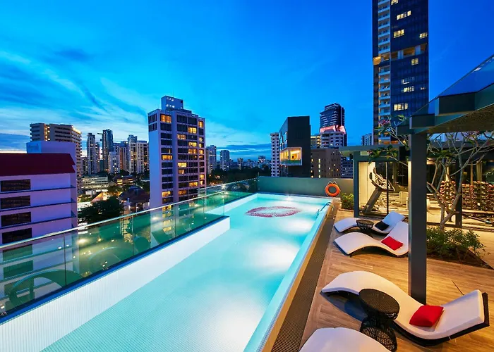 Hotel con piscina: Oakwood Studios Singapore