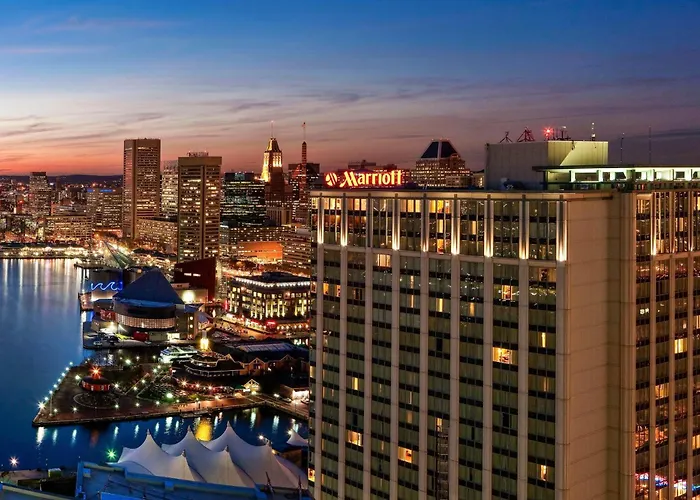 Romantic hotel: Baltimore Marriott Waterfront